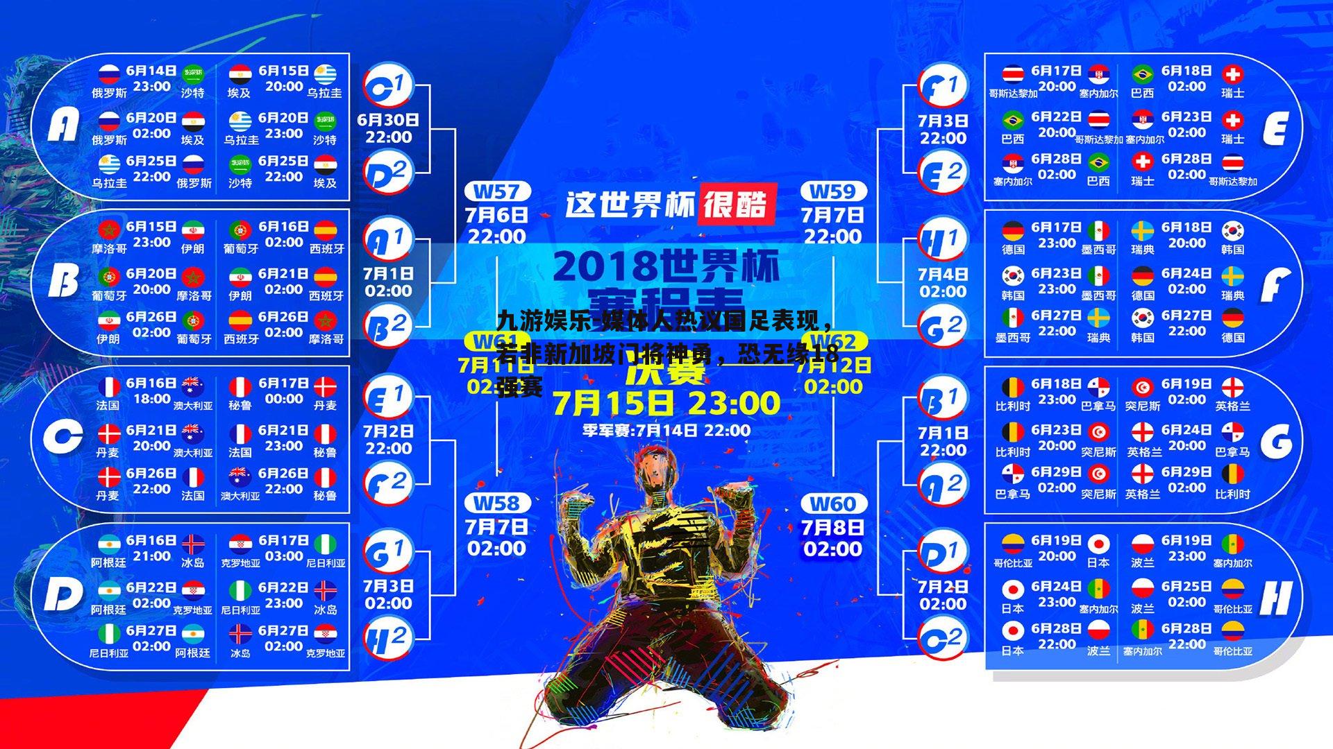 媒体人热议国足表现，若非新加坡门将神勇，恐无缘18强赛